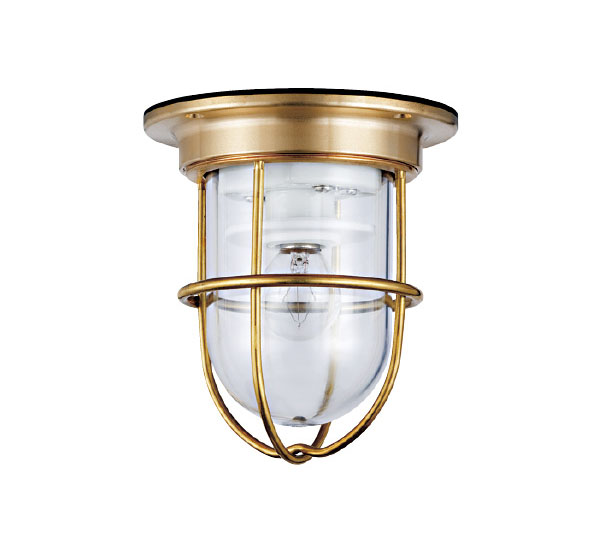 送料無料◇松本船舶マリンランプ ゼロフランジゴールド◇外灯 防犯に