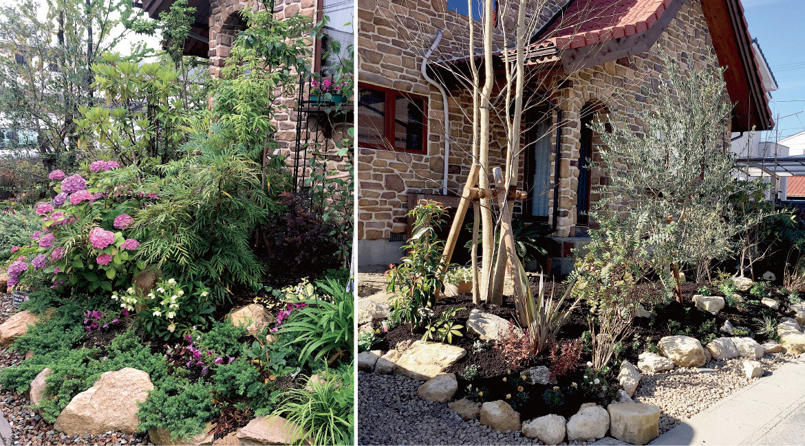 コッツウォルド・ロッカリー｜据える・置く（ロッカリー）｜自然石など