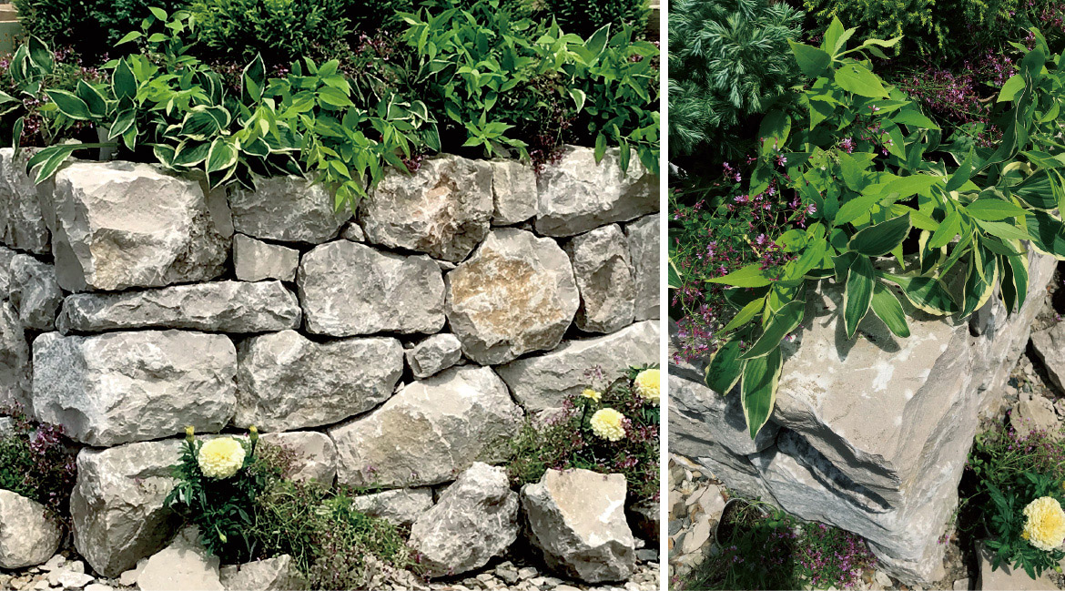 ハイランドグレイ・ロッカリー｜据える・置く（ロッカリー）｜自然石