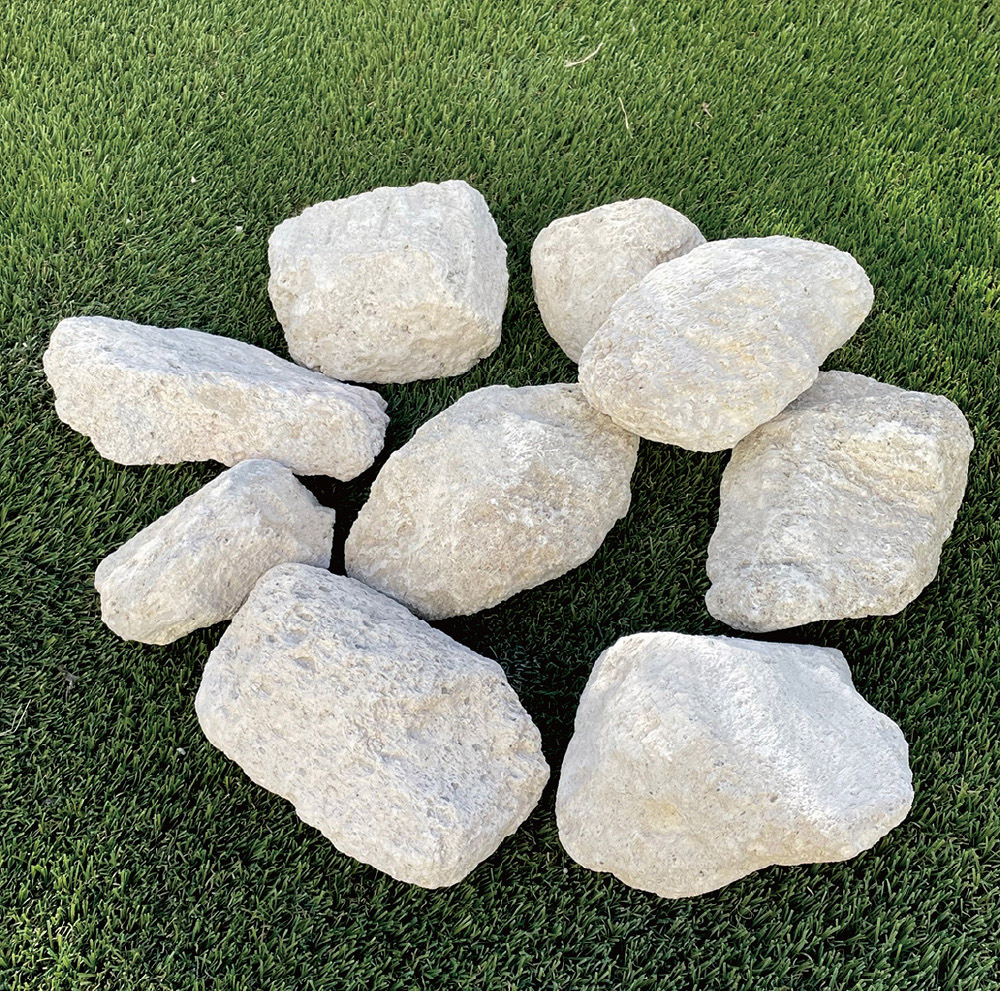 白軽石｜据える・置く（ロッカリー）｜自然石などのマテリアル（取扱い