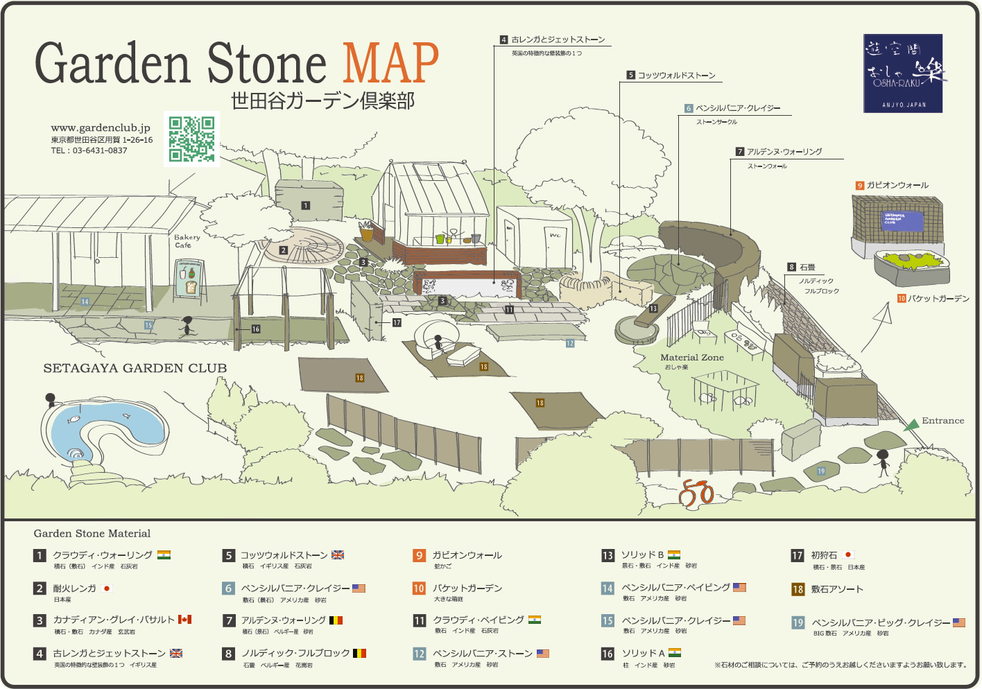 Grden Stone Map